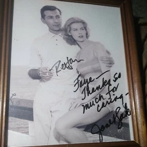 Rick Jason & Janet Lake Autographed Celebrity Photo,  signed in person UNFRAMED - Picture 1 of 2