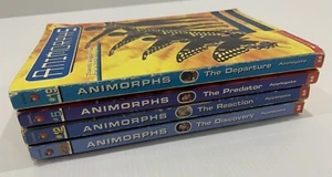 Lote x 4 libros ANIMORPHS años 90 #5, 12, 19, 20 - K.A. Applegate - Discovery Reaction - Imagen 1 de 4