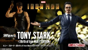 NEW Bandai S.H.Figuarts Tony Stark Birth of Iron Man EDITION Iron Man Figure - Picture 1 of 7