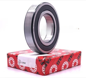 FAG 6212-2RSR C3 BEARING RUBBER SEALED 6212 2RS C3 6212 DDU C3 60x110x22 - Picture 1 of 2
