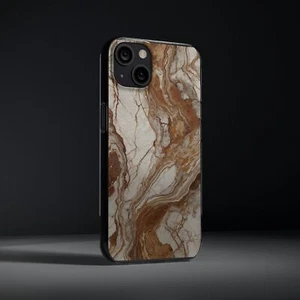 Iphone Cover (Brown Marble Design) - Picture 1 of 13