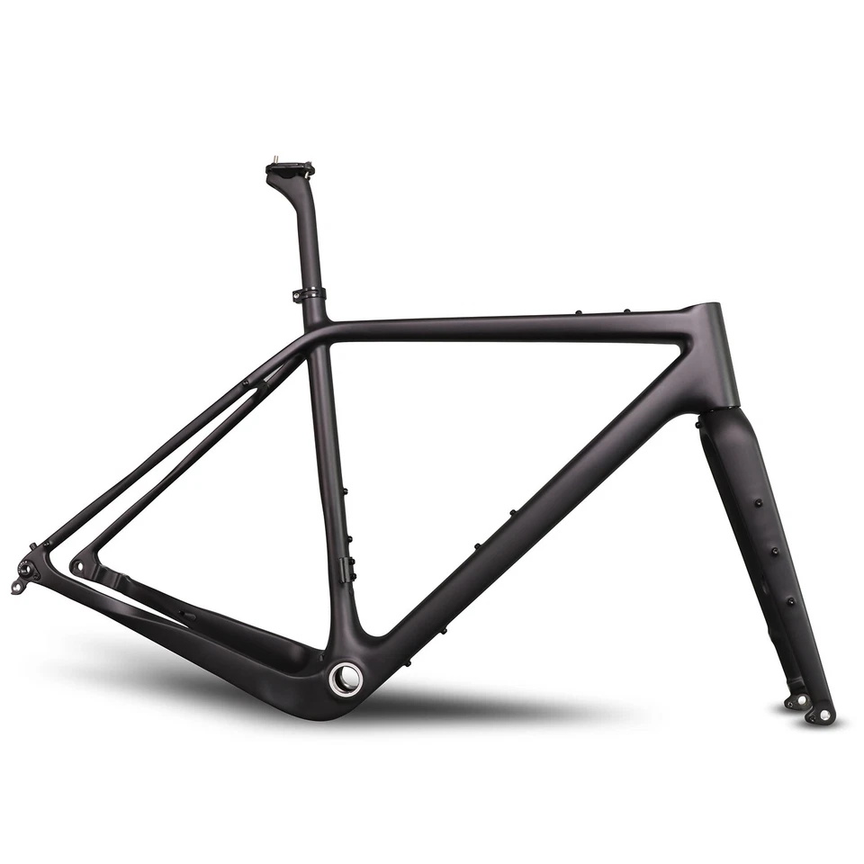 ICAN GJ02 Carbon Gravel Bike Frameset All Inner Cable BSA 54cm UDM