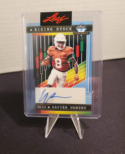 Leaf Valiant 1/1 XAVIER WORTHY Auto Production Proof - Texas NSCC One of One
