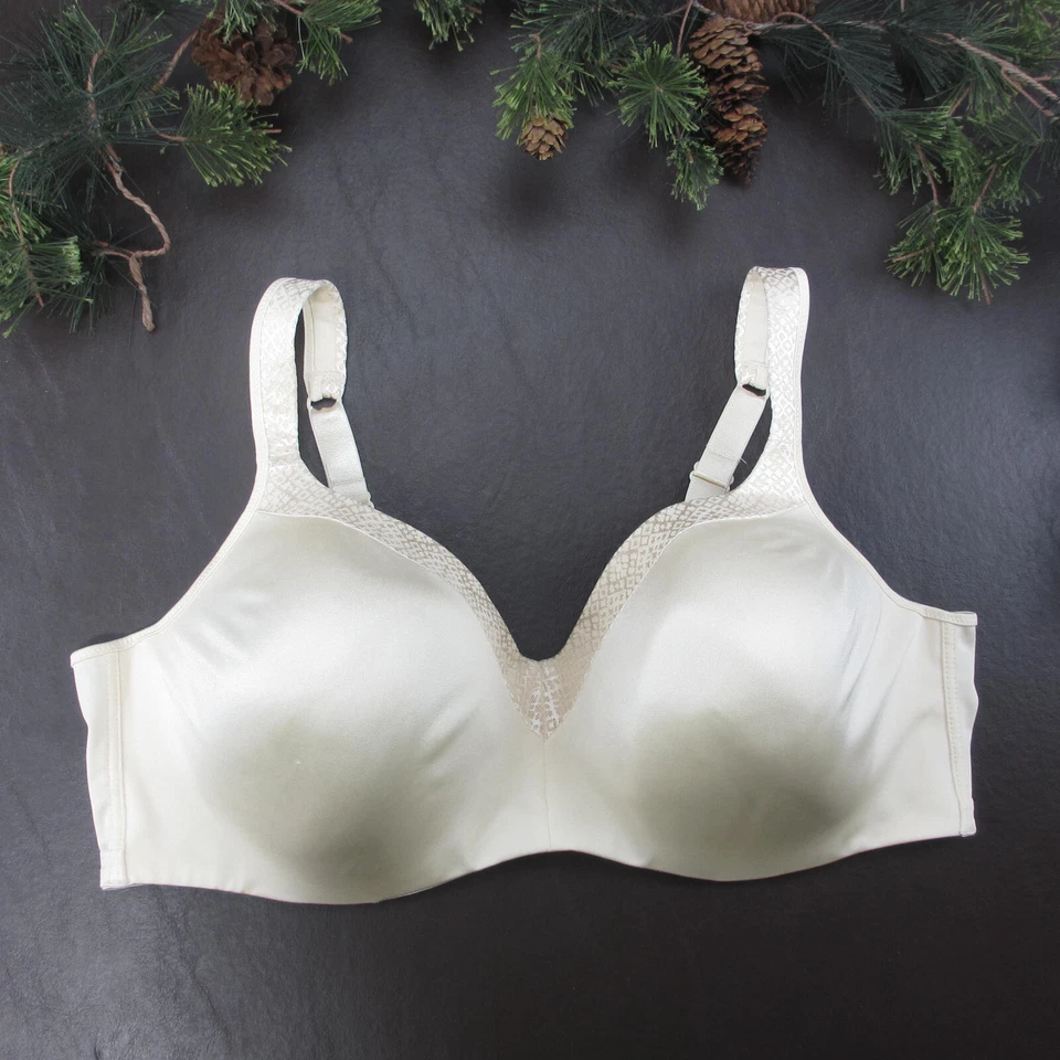 Sujetador Hanes 46D Blanco Acolchado Con Aros Cierre Ajustable Espalda Foto 1 de 4