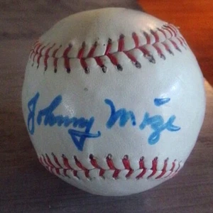 JOHNNY MIZE SIGNED AUTO AUTOGRAPH OID SCHOOL BASEBALL JSA COA HOF W/CASE - Picture 1 of 3