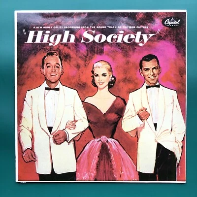 Sinatra Bing Crosby HIGH SOCIETY Film Soundtrack OST LP Grace Kelly Cole Porter - Image 1 of 4