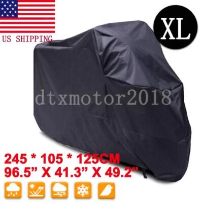 Cubierta de motocicleta XL negra para Suzuki Katana GSXR GSXS GSX 1000 1100 1250 750 Foto 1 de 2