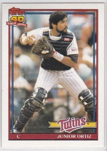 M) 1991 Topps Baseball Sammelkarte - Junior Ortiz #72 - Bild 1 von 2