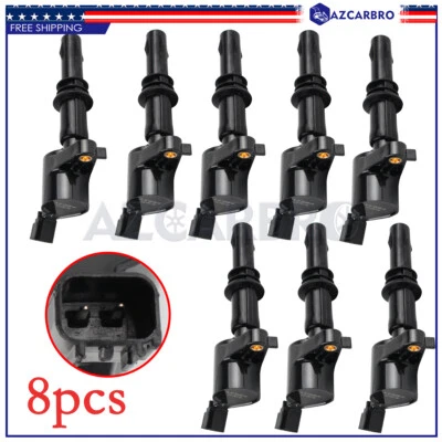 КАТУШКА ЗАЖИГАНИЯ DG511 УПАКОВКА 8 ШТ. ДЛЯ FORD F150 EXPEDITION 2004 2005 2006 2007 2008 5,4 Л - Изображение 1 из 4