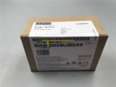 1QTY Unopened New Siemens LOGO DM8 12/24R 6ED1 055-1MB00-0BA2 6ED1055-1MB00-0BA2 - Image 1 of 4