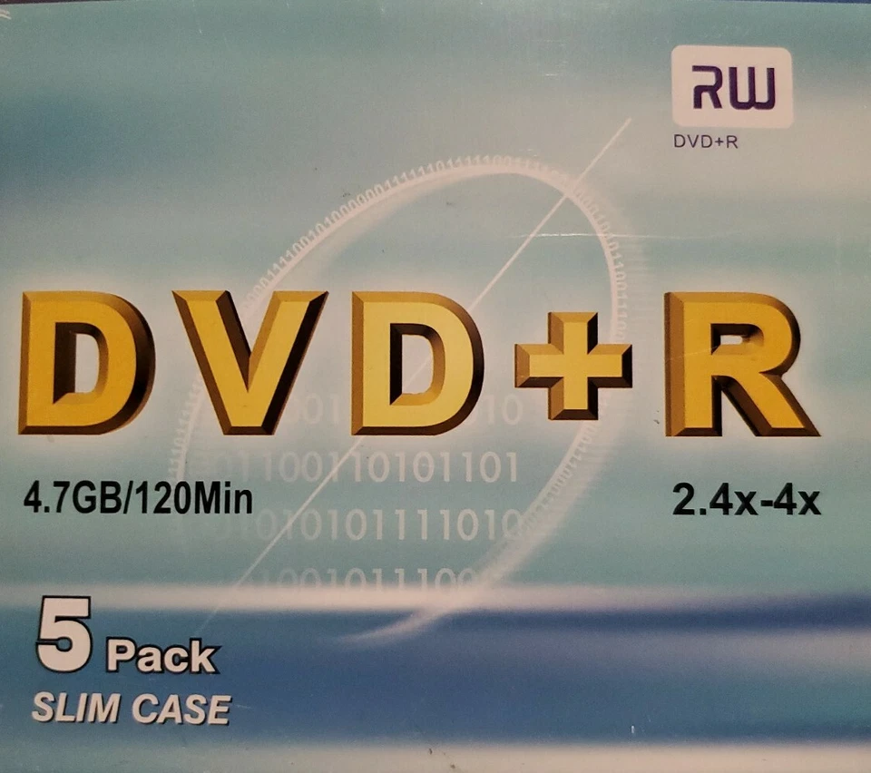DVD+R - 2.4x-4x 4.70GB/120min • (5pk) New Slim Case - Image 1 of 2