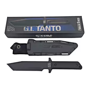 Cold Steel Black GI Tanto Fixed Blade Tactical Survival Knife With Sheath CS80PG - Picture 1 of 4