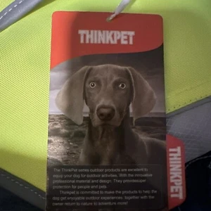 ThinkPet Dog Life Jacket Med Reflective Lifesaver with Rescue Handle - Picture 1 of 3