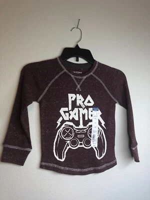 Arizona Jean Co Niños Manga Larga Térmica Borgoña Pro Gamer Camisa Talla XXS 4/5 Foto 1 de 4