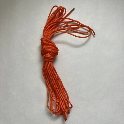 10 Yards Ninjalax Sidewall Topstring #3 (3/32”) Dia. Orange Cord String - Image 1 of 2
