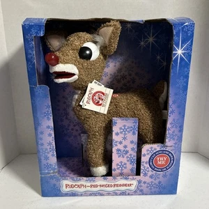 2004 Clarice Animatronic Singing & Motion Figure Rudolph the Red Nose Reindeer - Picture 1 of 5