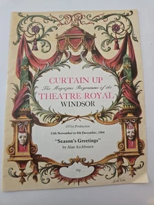 Saludos de temporada Teatro Alan Ayckbourn Royal Windsor 1984 Programa Obra - Imagen 1 de 6