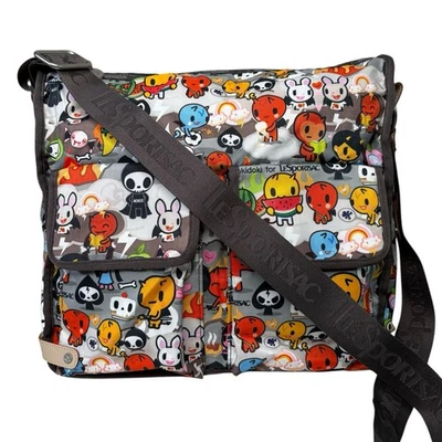 Tokidoki LeSportsac Stellina Messenger Bag Paradiso Inferno Print Rare Crossbody - Image 1 of 4