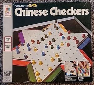 Vintage 1973 Milton Bradley Dragon Chinese Checkers Game Complete - Picture 1 of 3