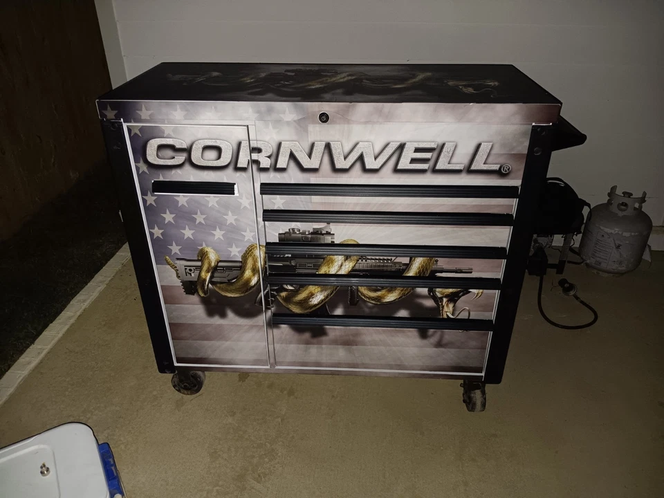 ¡Envuelto personalizado! CTBF496KVP - 49" 6 cajones XL carro eléctrico, ¡blanco! Custkm Foto 1 de 1