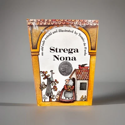 Strega Nona: An Old Tale RARE Deluxe Reinforced Binding, Early Reprint, Mid1970s Foto 1 de 4