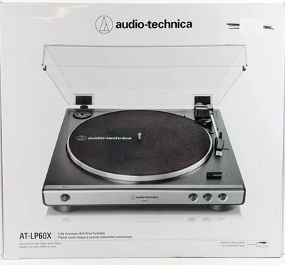 Audio-Technica AT-LP60X-GM Fully Automatic Turntable Record Player - Image 1 of 4