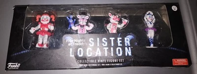 Funko FNOF Hermana Ubicación 4 Figuras Vinilo Bebé, Freddy, Foxy, Ballora Foto 1 de 4