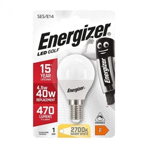 Energizer LED Golf Bulbs S8842 Ses / E14 4.5W/40W 470Lm 2700K Warm White New - Picture 1 of 1