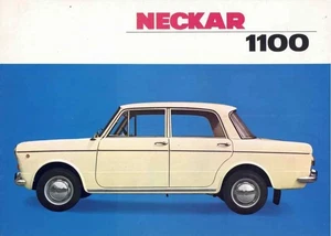 Catalogue Brochure Neckar 1100 (Fiat 1100) 1966 Belgique en flamand vlaams - Imagen 1 de 2
