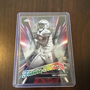 2024 Topps Chrome - Future Stars Trey Benson #FS-15 Lazer Refractor (RC) - Imagen 1 de 2