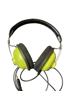Panasonic Headphones RP-HTX7 Green Audio Music Headset Wired - Picture 1 of 7