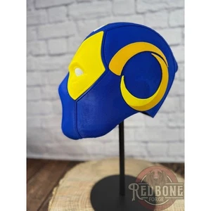 The Ultimate LA Rams Fan Deadpool Helmet 4 Man Cave, Game Day, Wearable - Picture 1 of 9