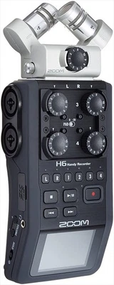 ZOOM H6 Handy Recorder Wechselmikrofonsystem Linear PCM Recorder NEU - Bild 1 von 2