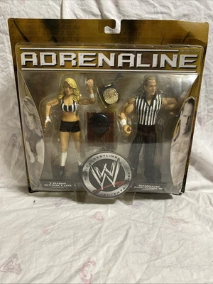 2006 WWE Adrenaline Series 20 Twin Pack Shawn Michaels & Trish Stratus. NEW - Image 1 of 2