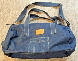 Jean Paul Gaultier pour Vous Denim Weekend Seesack mit verstellbarem Riemen - Bild 1 von 9