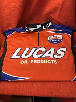 LUCAS OIL PRODUCTS RACING PIT STOP CREW SHIRT SUPER HIGH QUALITY SHIRT M Medium - Image 1 of 4