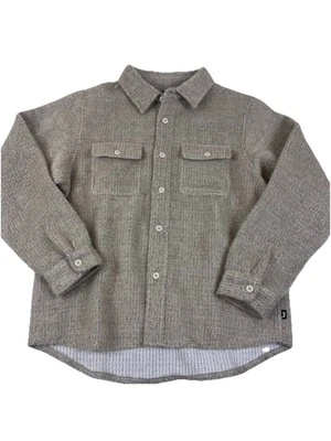 Camisa CPO de lana moteada Stüssy talla L natural Foto 1 de 4