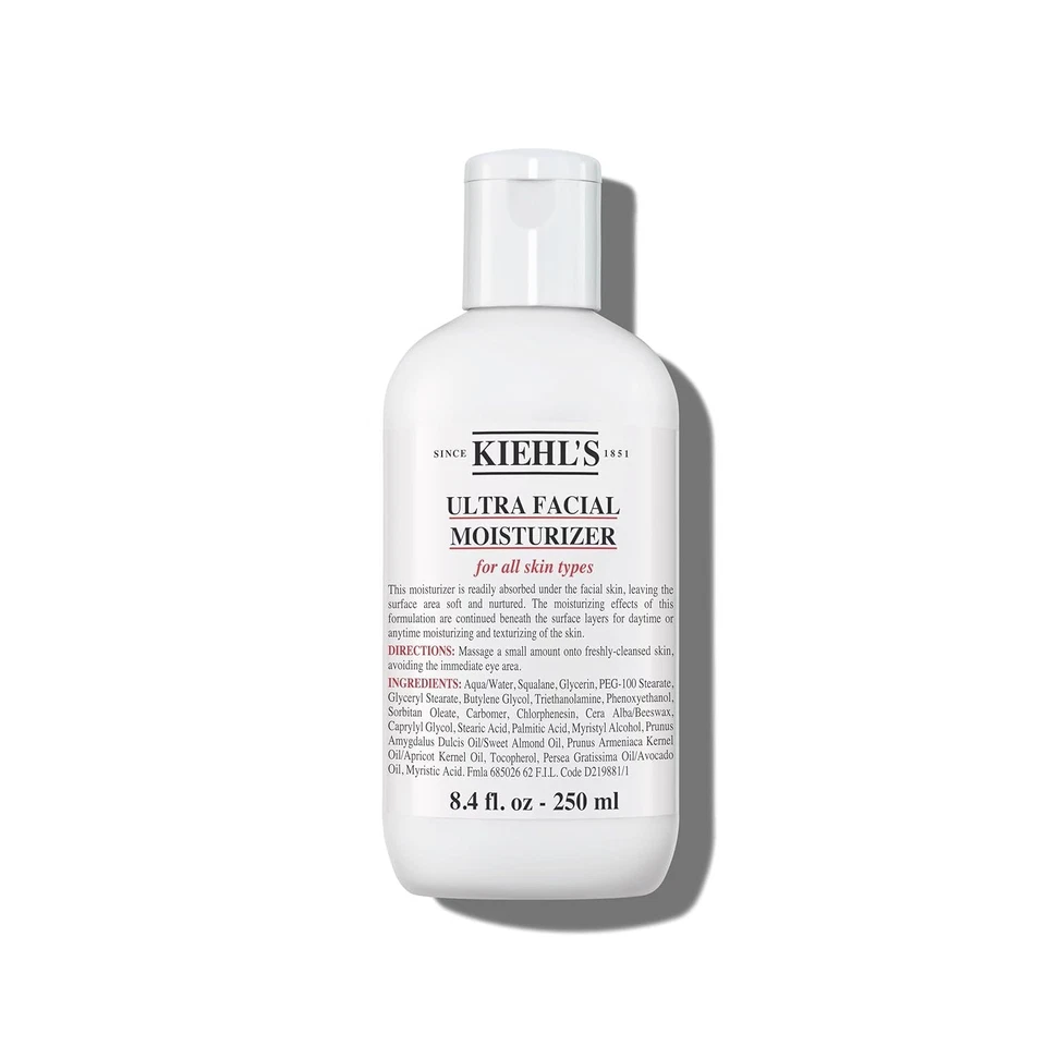Hidratante facial Kiehl’s Ultra 8,4 oz/250 ml | Hidratação 24H | Todos os tipos de pele - Imagem 1 de 1