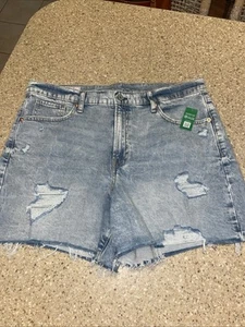 Gap Denim 32/14 anni 90 sciolto 5" corto alto RIS nuovo con etichette - Foto 1 di 4