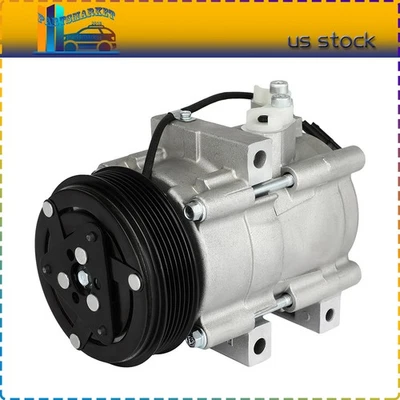 A/C Compressor For 2007-2008 Ford E-350 Econoline 5.4L Mustang 4.6L 67198 — 第 1/4 张图片