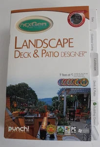 Landscape Deck & Patio Designer - Punch Software - Create backyard designs NEW - Picture 1 of 6