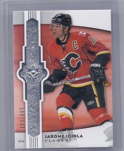 07-08 2007-08 ULTIMATE COLLECTION JAROME IGINLA BASE CARD /499 53 CALGARY FLAMES