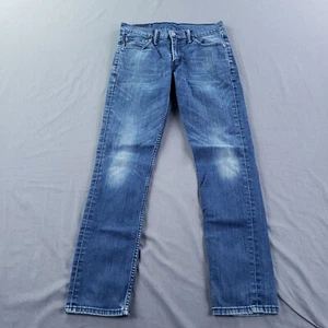 Levis 511 Jeans Mens 30x32 Blue Slim Straight Denim Stretch American Faded - Picture 1 of 10