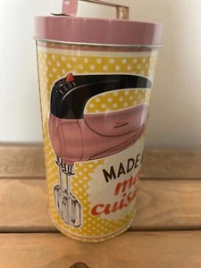 Französischer Vintage ""Ma Cuisine"" Stil Keksfass (klein) - Bild 1 von 5