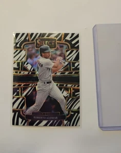 2024 Panini Select Roberto Alomar ZEBRA PRIZM SSP CASE HIT!!!! - Picture 1 of 5