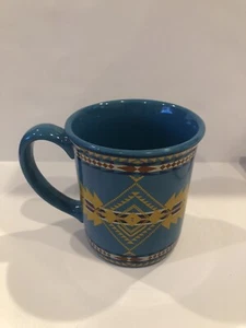 Pendleton Azteken türkis Becher Keramik American West EUC - Bild 1 von 12