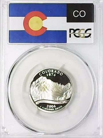 2006-S 25C State Quarter Colorado PCGS PR69 DCAM 90% Silver 22ltat0625 Cover