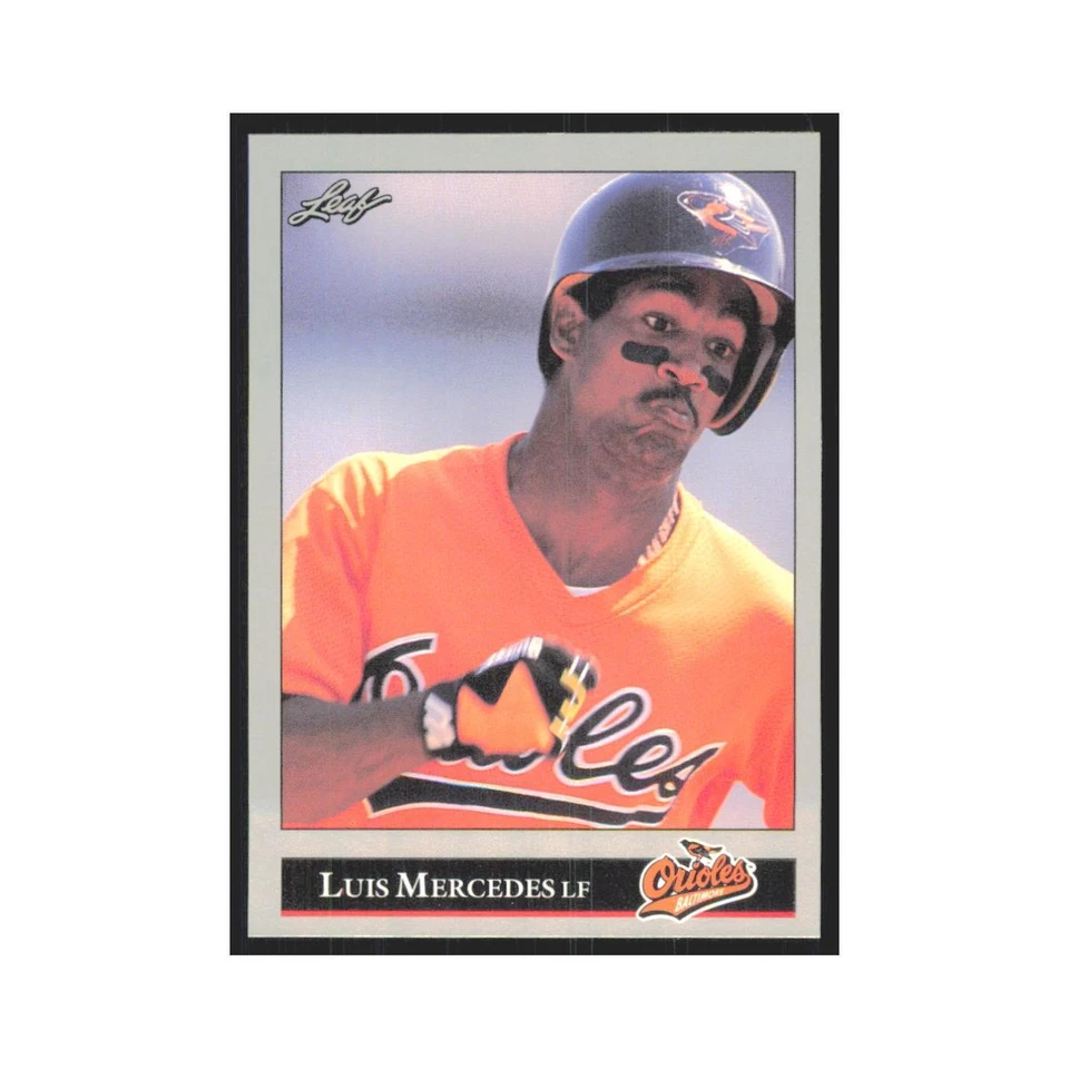 1992 Leaf Luis Mercedes Orioles #130.0 - Image 1 of 3