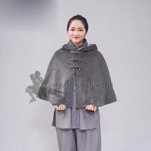 Winter Warm Buddhist Monk Robe Meditation Cloak Shaolin Kung fu Clothes - Picture 1 of 13