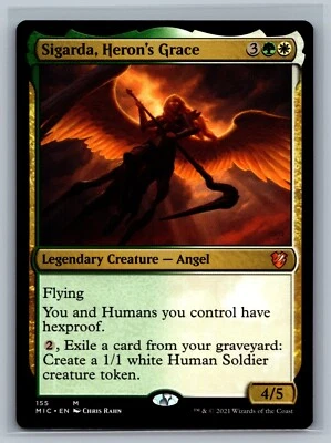 Magic MTG Commander: Innistrad: Midnight Hunt Sigarda, Heron's Grace #155 TCG - Image 1 of 2
